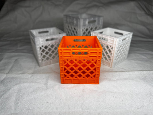Mini Crates: Desk Organizer for Business Cards & Pens