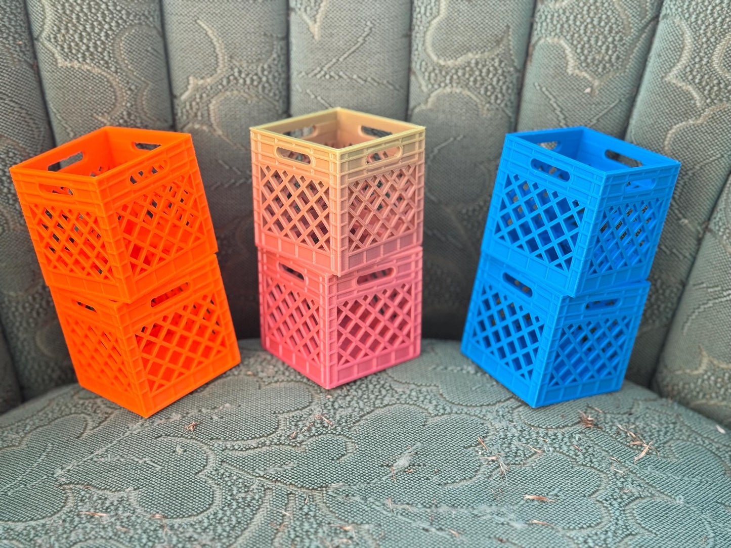 15% Bigger Stacked Crate Pen/ Brush Holder XL